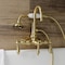 Kingston Brass AE7T7 Wall Mount Clawfoot Tub Faucet, Brushed Brass AE7T7 - alternate 6